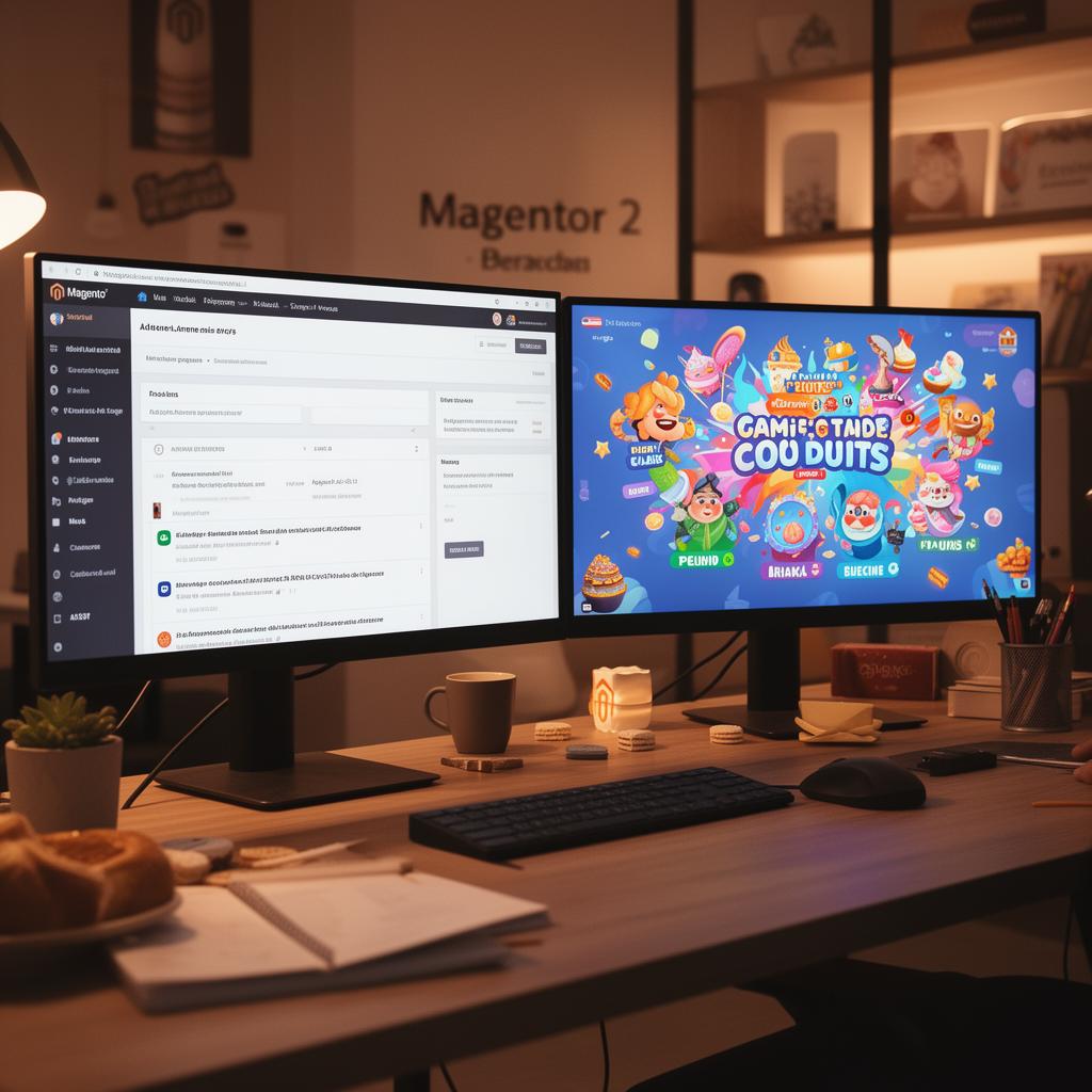 Magento 2 backend and gamification module development workspace